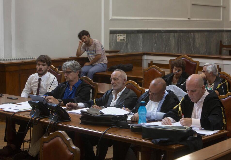 Gli avvocati delle parti civili (foto Daniele Stefanini/Agenzia Franco Silvi)