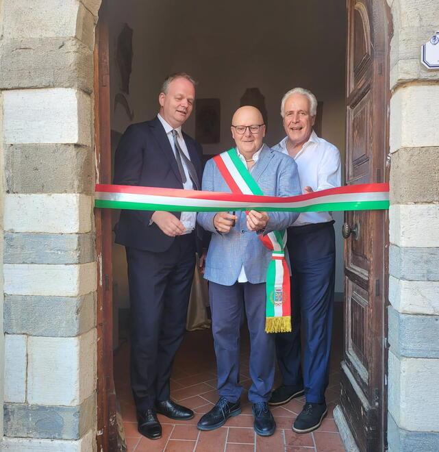 Un momento dell'inaugurazione