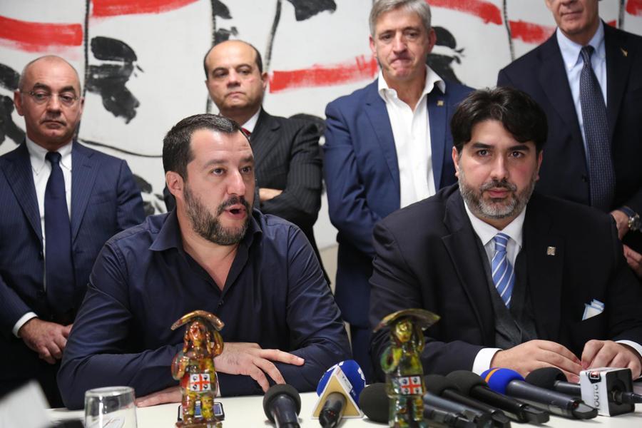 Anche Salvini e Solinas all’inaugurazione di 6 chilometri della nuova 125 tra Tortolì e Barisardo