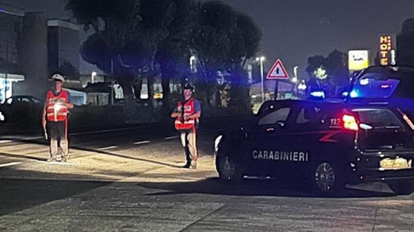 Un posto di controllo dei carabinieri (foto d'archivio)