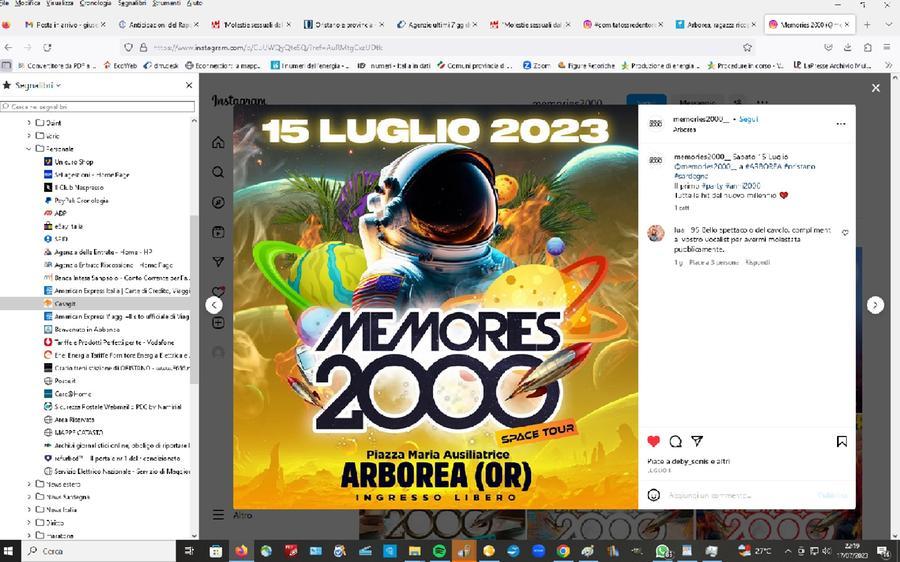 Arborea, «Frasi ingiuriose durante il concerto»
