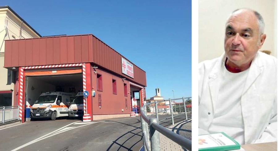 
	Il pronto soccorso dell&rsquo;ospedale Lotti di Pontedera e a destra il dottor Alberto Conti, direttore dell&rsquo;emergenza-urgenza dell&rsquo; Asl Nord Ovest

