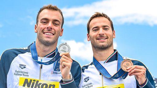 Nuoto, Mondiali 5 km in acque libere, è doppio podio  Paltrinieri d'argento e Acerenza di bronzo