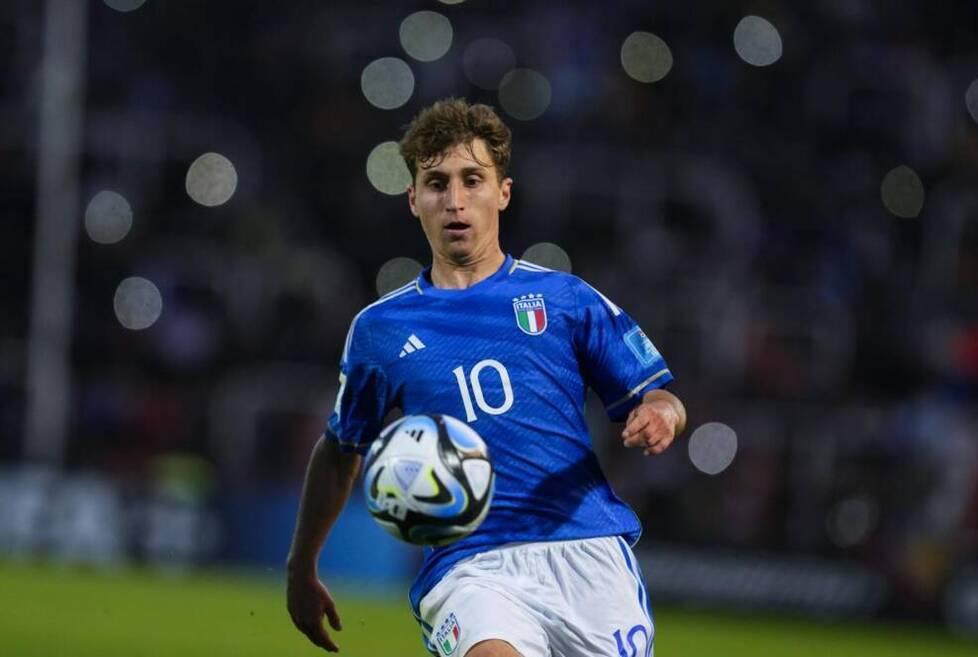 Tommaso Baldanzi con la maglia della Nazionale Under 20