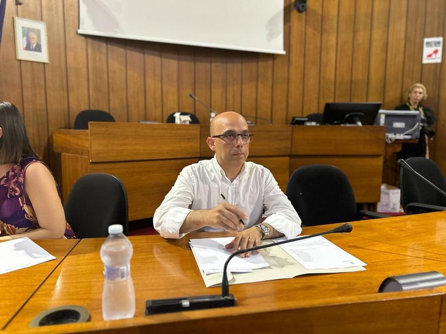 
	Il sindaco durante l'incontro

