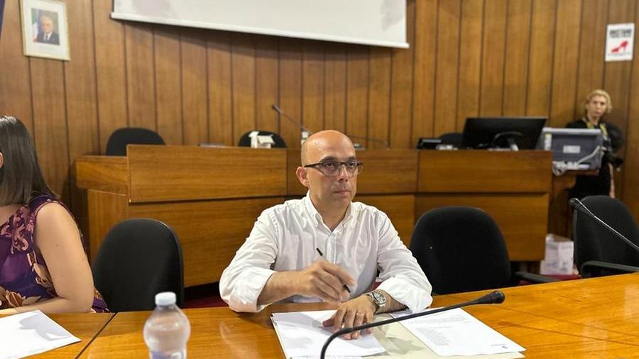 Il sindaco durante l'incontro