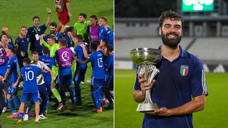 Calcio, le 24 ore da urlo del livornese Francesco Donzella: prima le nozze poi il trionfo con l’Italia under 19