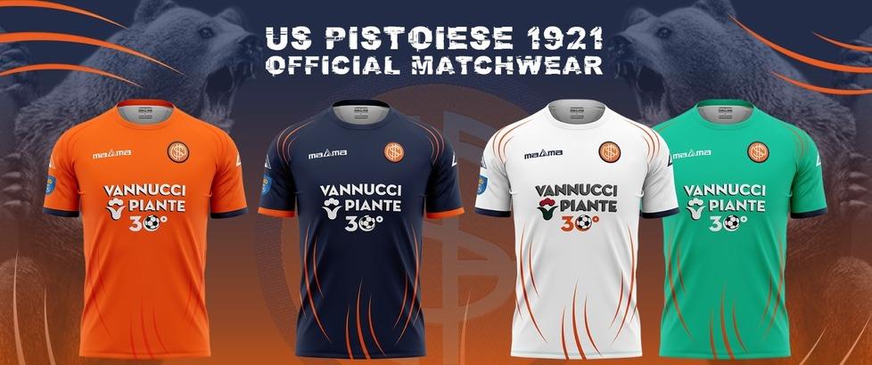Le maglie con il logo per i 30 anni di Vannucci main sponsor