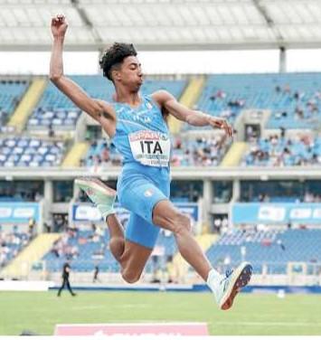 
	Mattia Furlani, l'erede di Andrew Howe nel salto in lungo (foto Francesca Grana/Fidal)

