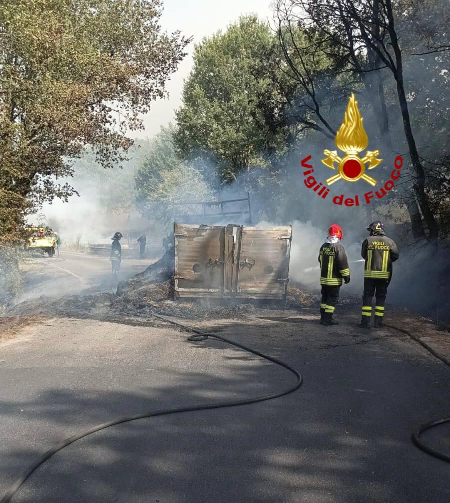 
	L'intervento dei vigili del fuoco di Nuoro a Montes


