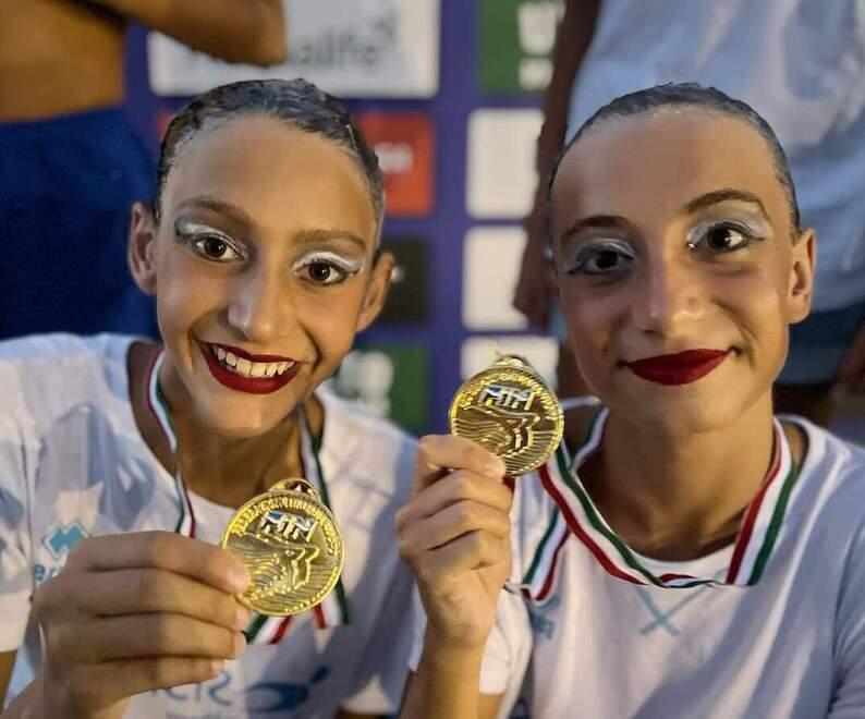 Aurora Ballotti e Margherita Santini con le medaglie
