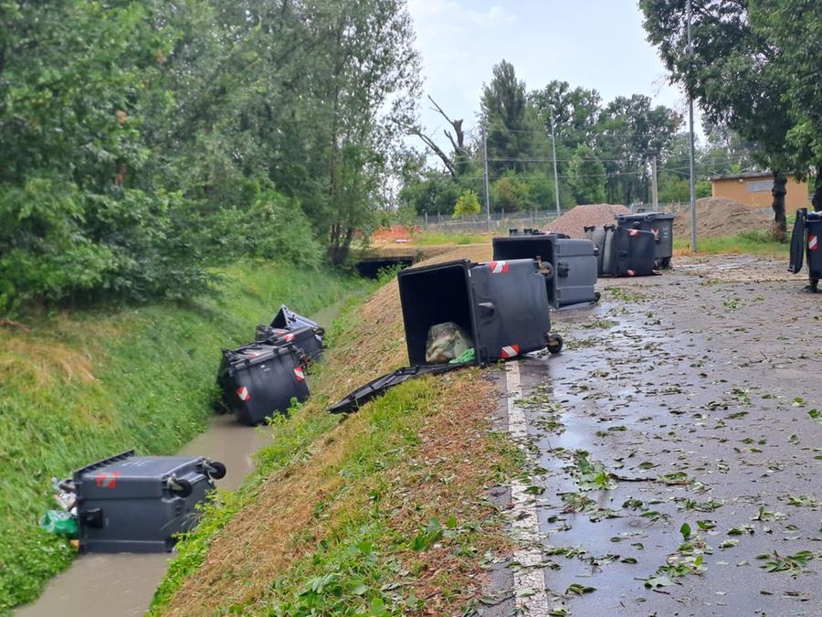 Maltempo nel Modenese: la Bassa è ancora in sofferenza