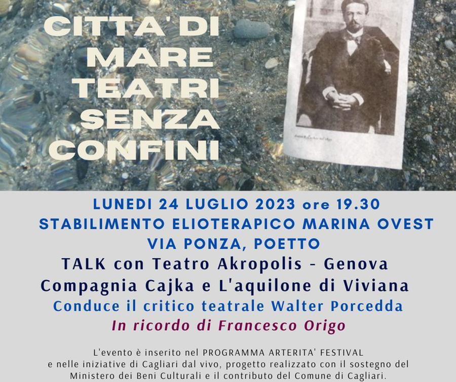 Città di mare teatri senza confini: a Cagliari il talk in ricordo di Francesco Origo