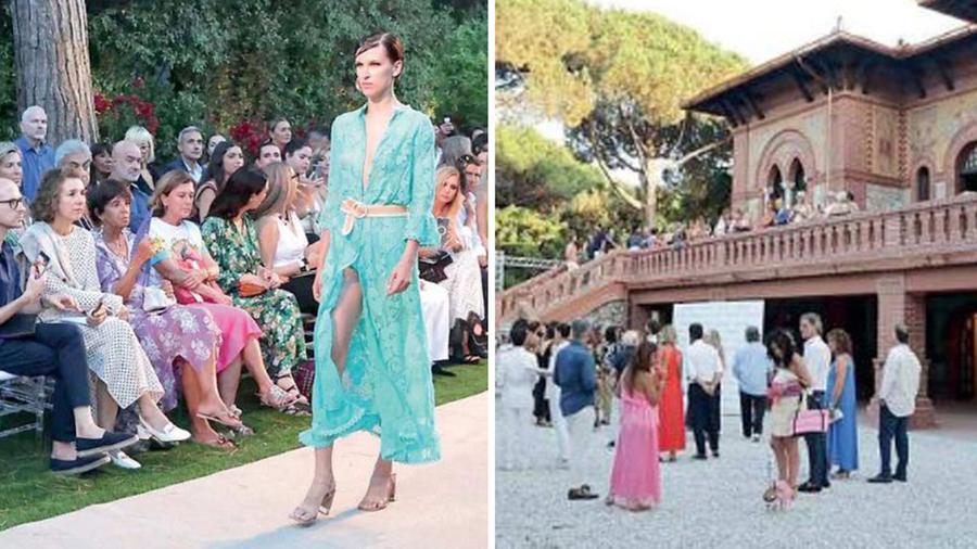 Battesimo con sfilata d’alta moda per la meravigliosa villa di Bocelli