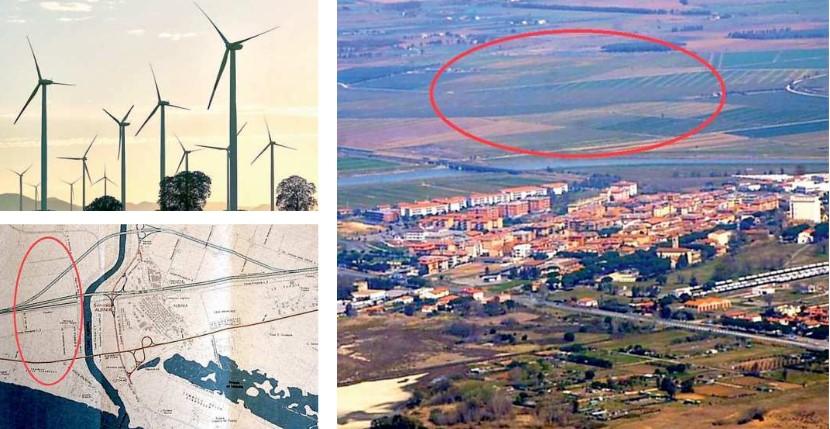 L’area in cui dovrebbe arrivare il parco eolico (foto Enzo Russo)