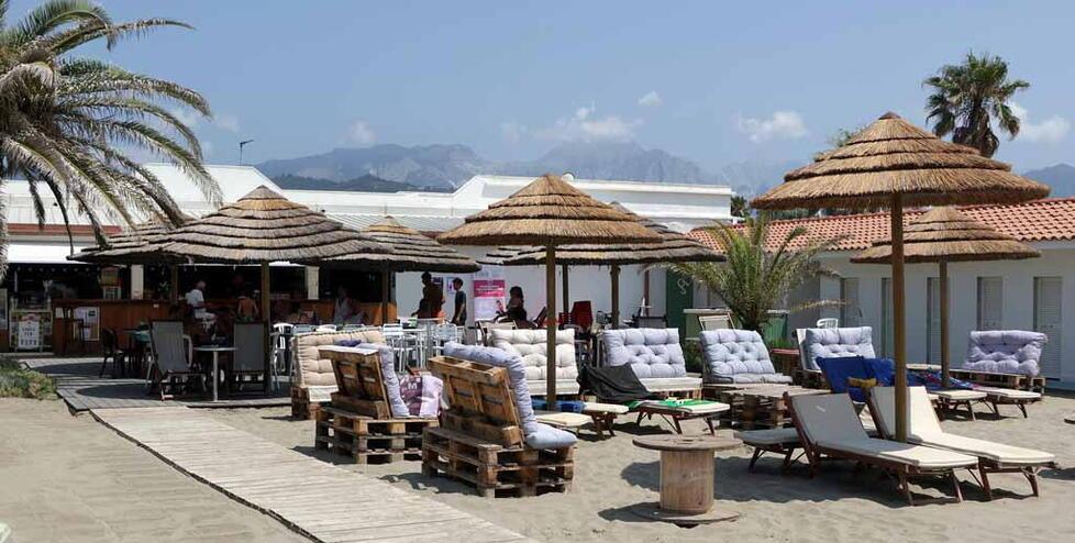 Marina di Carrara, al bagno di Federico Bernardeschi cambio di look e gestione