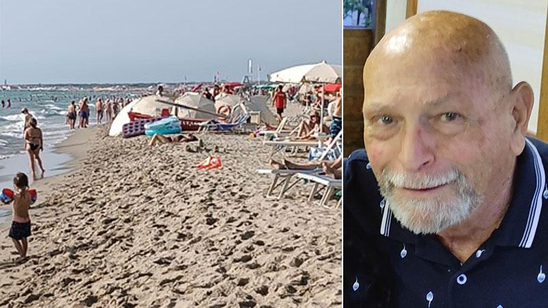 Morto a Tirrenia, il racconto: «Mio suocero galleggiava in acqua e nessuno si è preoccupato di lui»