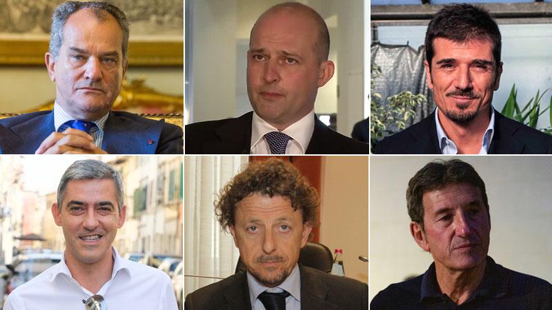 Leonardo Ferragamo, Niccolò Manetti, Marco Stella, Jacopo Cellai, Paolo, Marcheschi e Giovanni Galli (il candidato di centrodestra che ha avuto il miglior risultato negli ultimi anni)