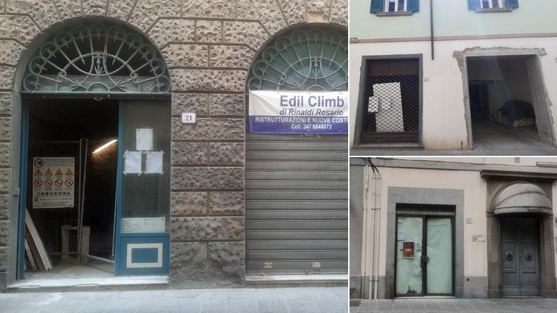 È la fine delle botteghe e il centro di Prato si trasforma: i negozi diventano garage