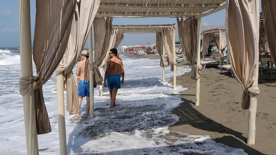 Mareggiata a Marina di Massa