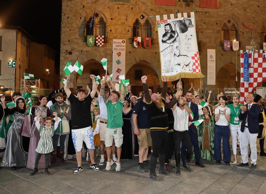 Giostra dell’Orso, il presidente del Cervo Bianco: «Fiuto nello scovare i cavalieri, ci godiamo un successo meritato»