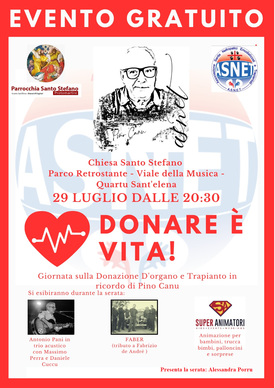 A Quartu una serata di sensibilizzazione sulla donazione degli organi