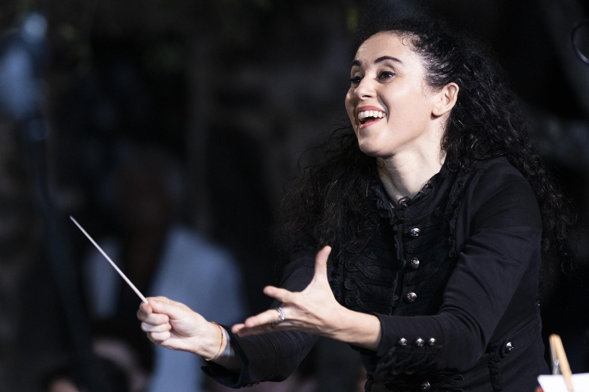 La bacchetta di Gianna Fratta al Parco della musica