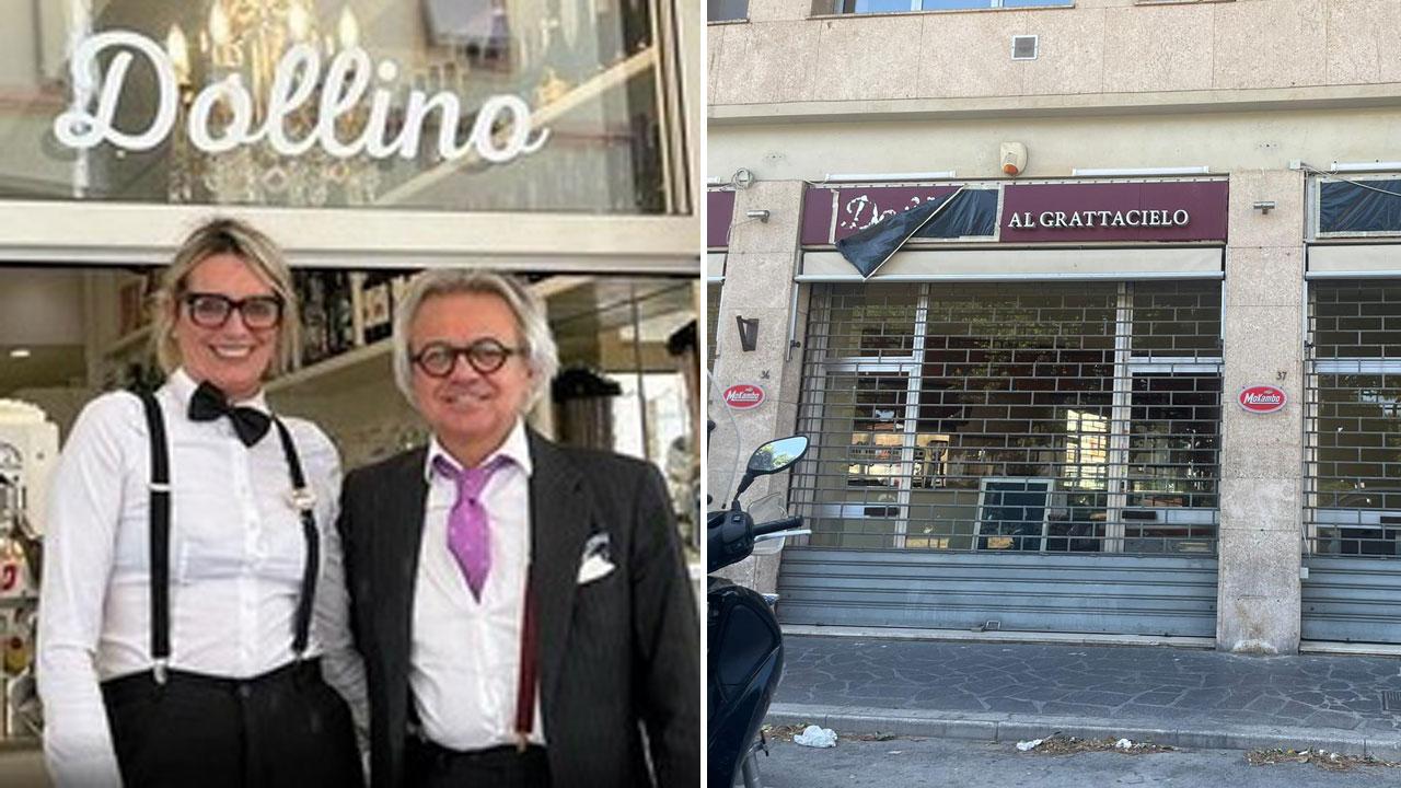 Nella foto a sinistra Fabio Corsi con la socia Francesca Tavaroli. A destra l’ex Dollino al grattacielo