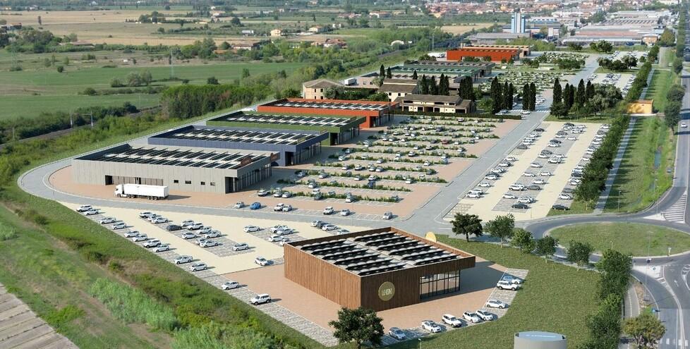 Un rendering del progetto