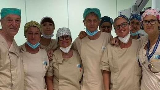 La squadra che ha operato la bambina
