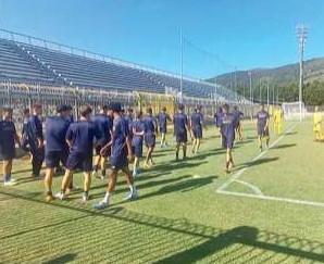 
	Primo allenamento al Lungobisenzio per la squadra del Prato, iscritta in Serie D

