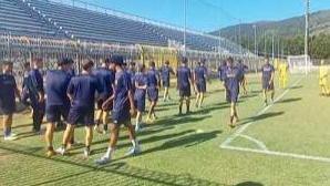 Primo allenamento al Lungobisenzio per la squadra del Prato, iscritta in Serie D