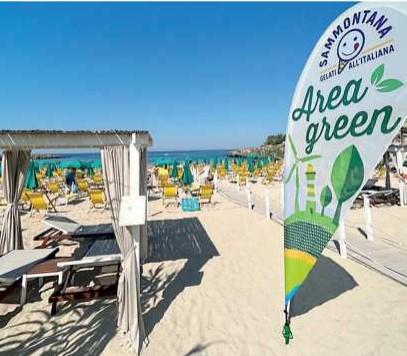 L’ingresso di uno del “Lidi green” sostenuti dall’azienda toscana
