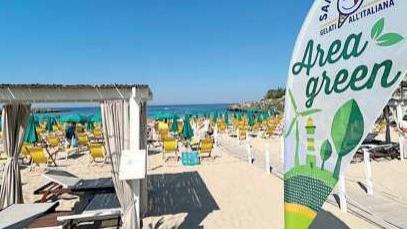 L’ingresso di uno del “Lidi green” sostenuti dall’azienda toscana