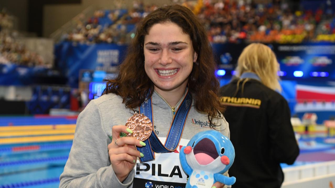 La gioia di Benedetta Pilato con la medaglia di bronzo