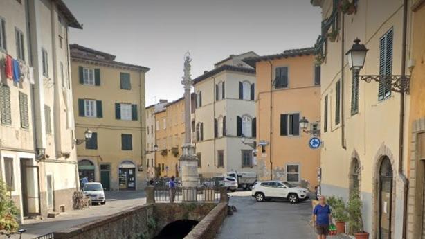 La zona della città teatro dell'aggressione 