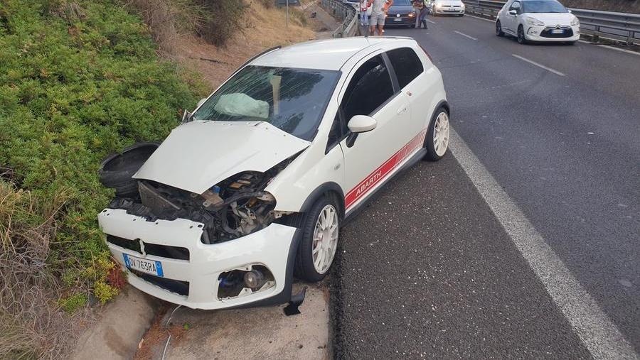 
	L&#39;incidente stradale sulla ex 131 in direzione Porto Torres (foto Ivan Nuvoli)

