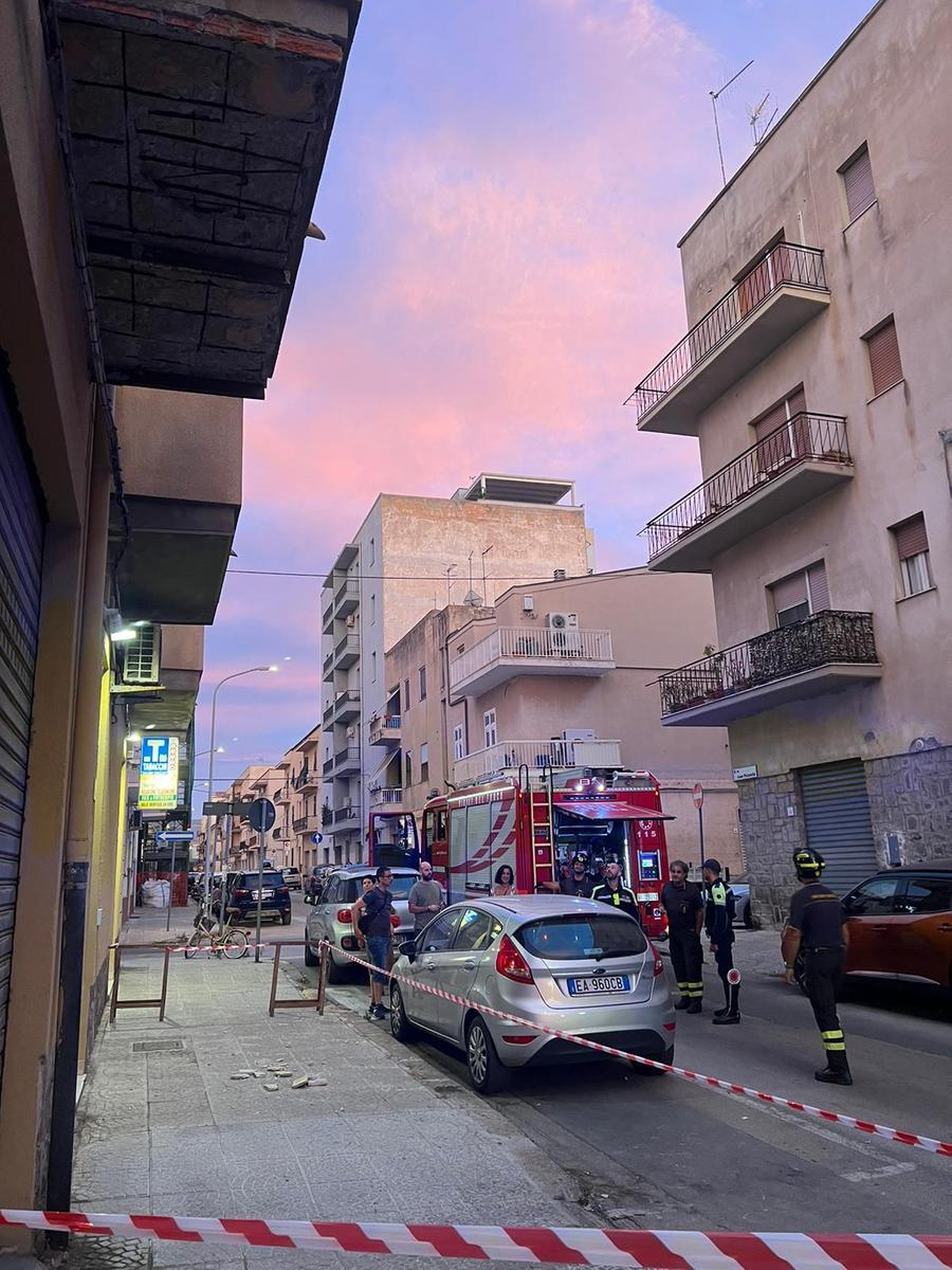 
	Il tratto di via Palomba dove &egrave; avvenuto il crollo <em>(foto Roberto Gabrielli)</em>

