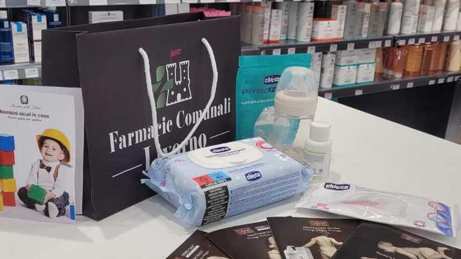 Livorno, nelle farmacie comunali ecco i kit gratis per neonati<br>
