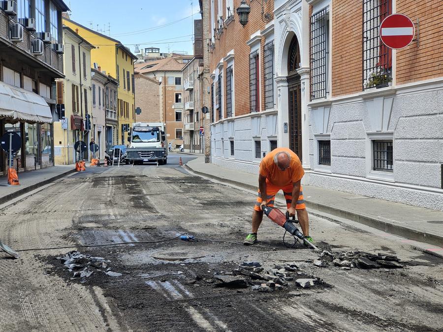 Lavori in via Boccacanale, occhio al traffico in centro a Ferrara