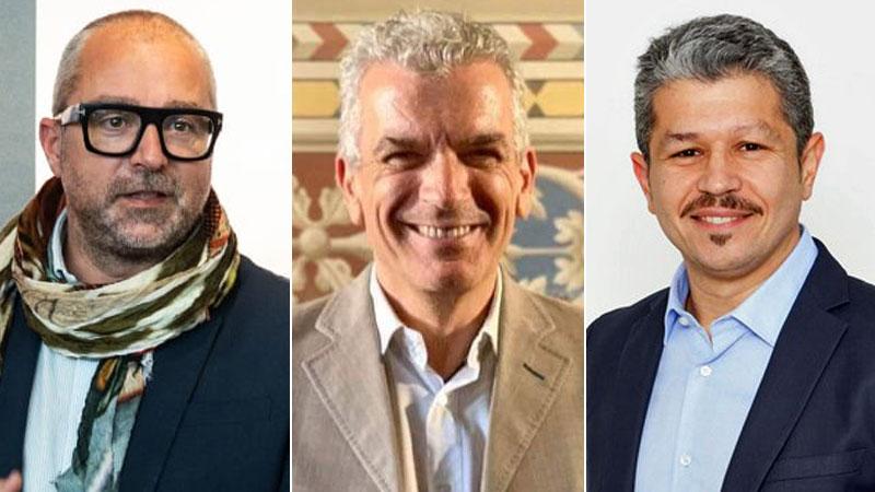 Matteo Franconi, Giacomo Santi e Simone Giglioli