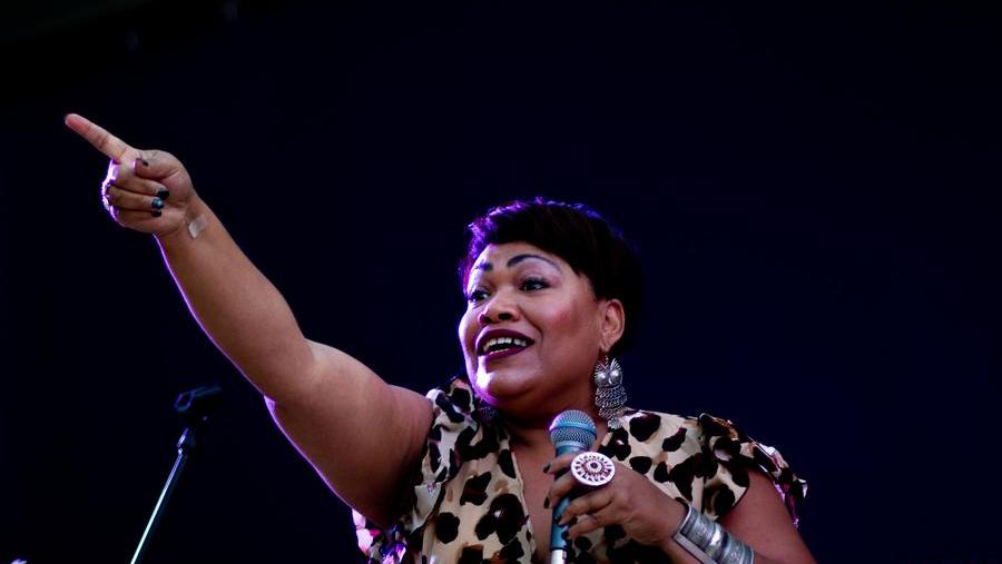 La cantante Irina Arozarena