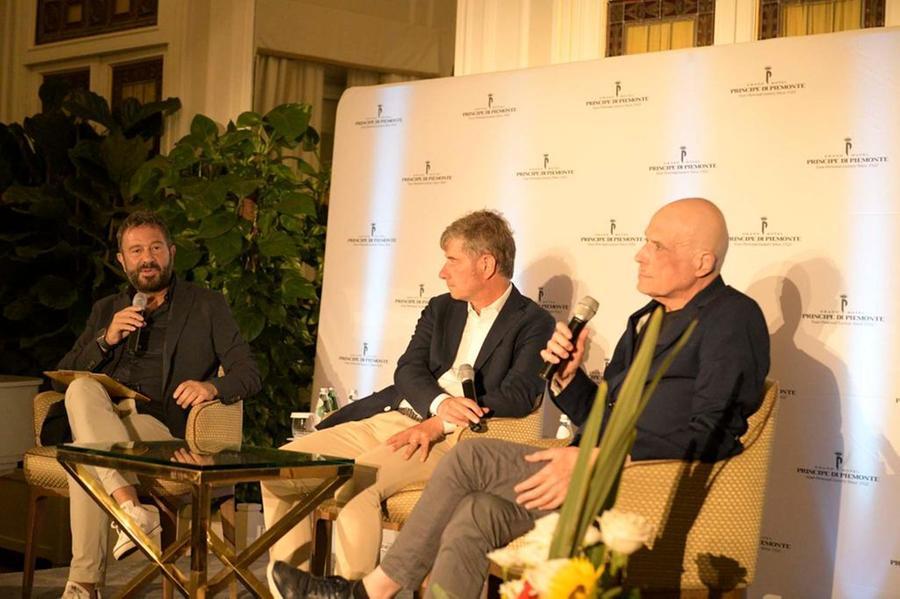 
	Da sinistra Luciano Tancredi, Stefano Zurlo e Marcello Viola

