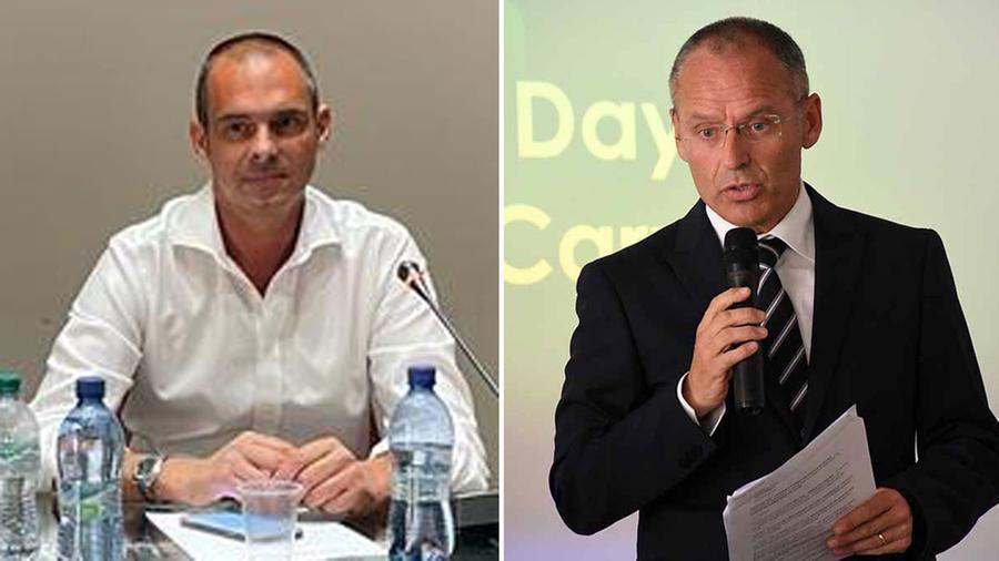 
	Werther Cacciatori &egrave; il nuovo presidente di Ance Toscana Costa e il presidentedi Confindustria Massa-Carrara Matteo Venturi

