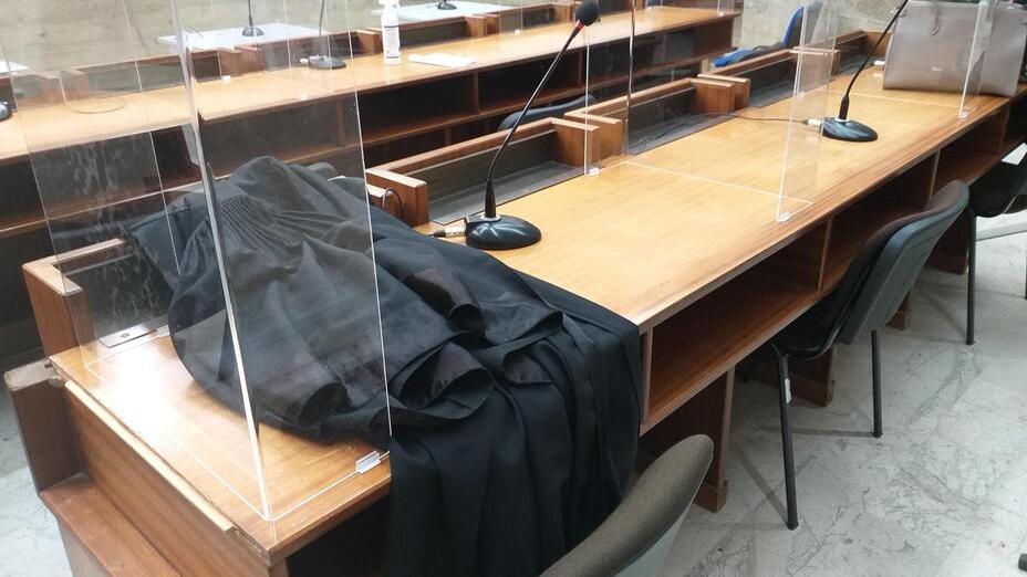 Aula di tribunale (foto d'archivio)