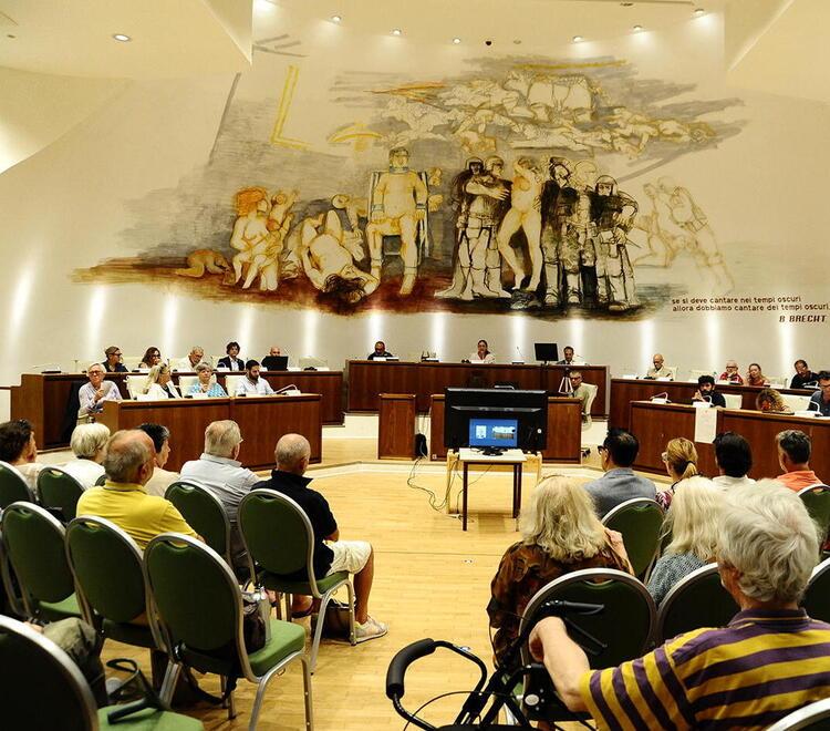 Il consiglio comunale di Cecina (foto Michele Falorni/Silvi)