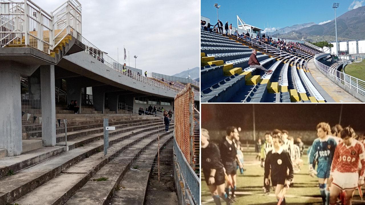 Stadio degli Oliveti indietro tutta i lavori di sistemazione non ci sono<br>
