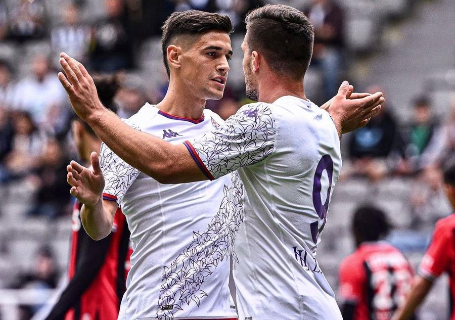 Jovic e Kouame: col Nizza la Fiorentina ritrova i gol, ma non tiene la porta chiusa