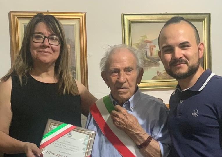 Nurallao in festa per i 101 anni di tziu Peppe Demurtas