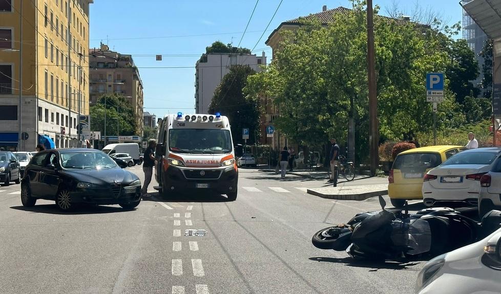 Modena, scontro scooter-auto: terzo incidente in 7 giorni&nbsp;
